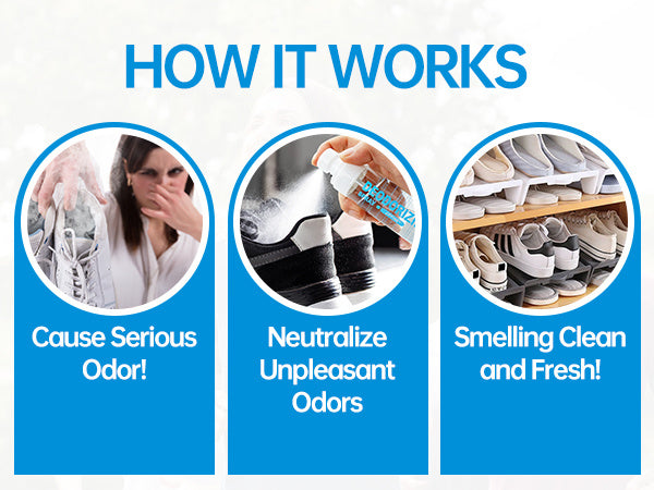 JIFFINE Shoe Deodorant Spray