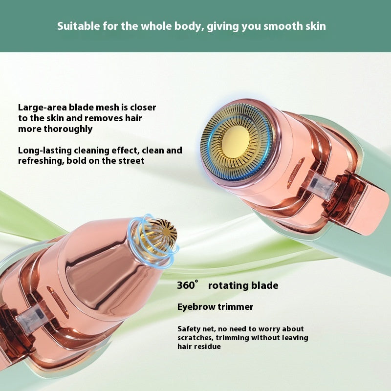 2 In 1 Electric Eyebrow Shaping Device Women's Shaver