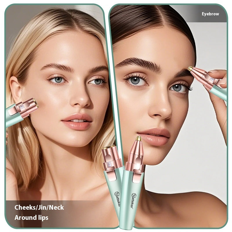 2 In 1 Electric Eyebrow Shaping Device Women's Shaver
