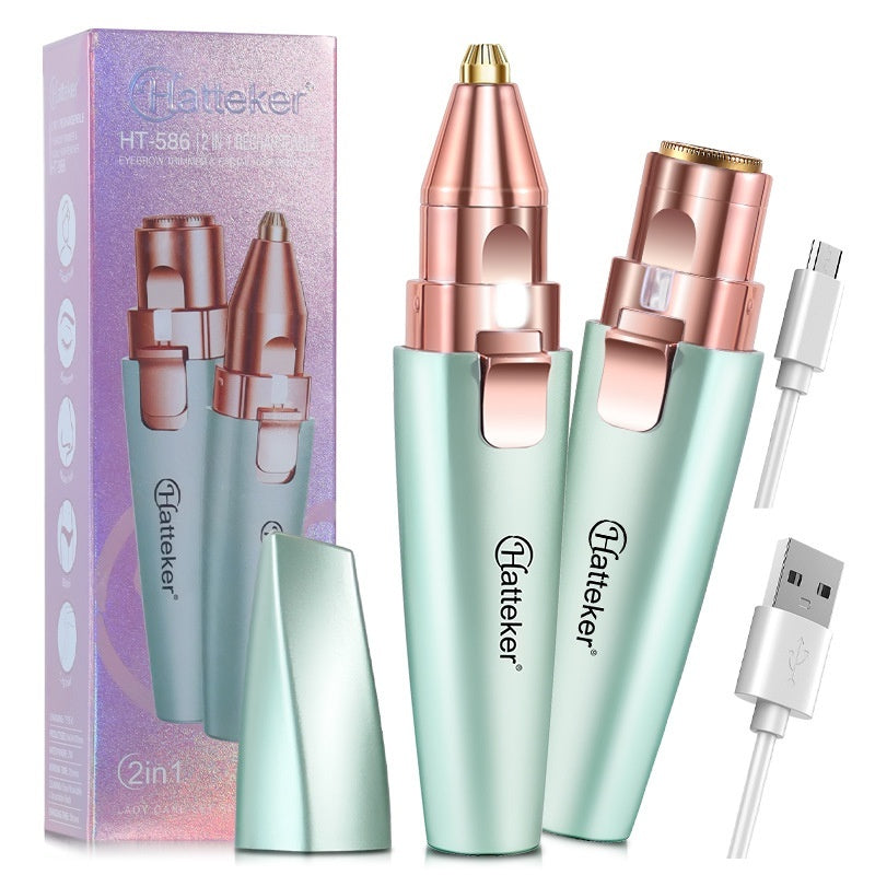 2 In 1 Electric Eyebrow Shaping Device Women's Shaver