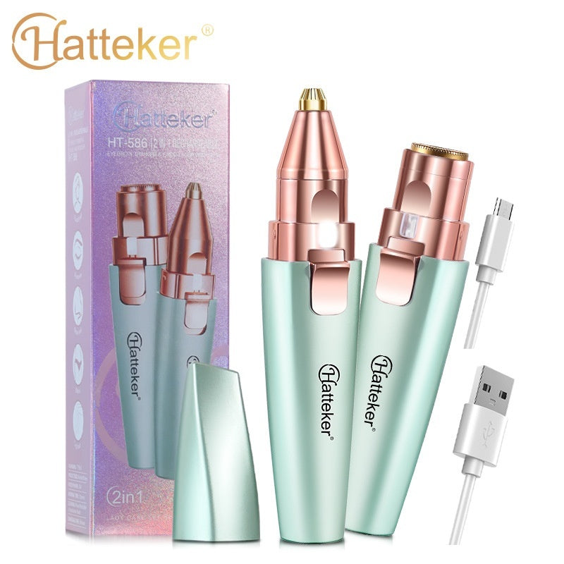 2 In 1 Electric Eyebrow Shaping Device Women's Shaver