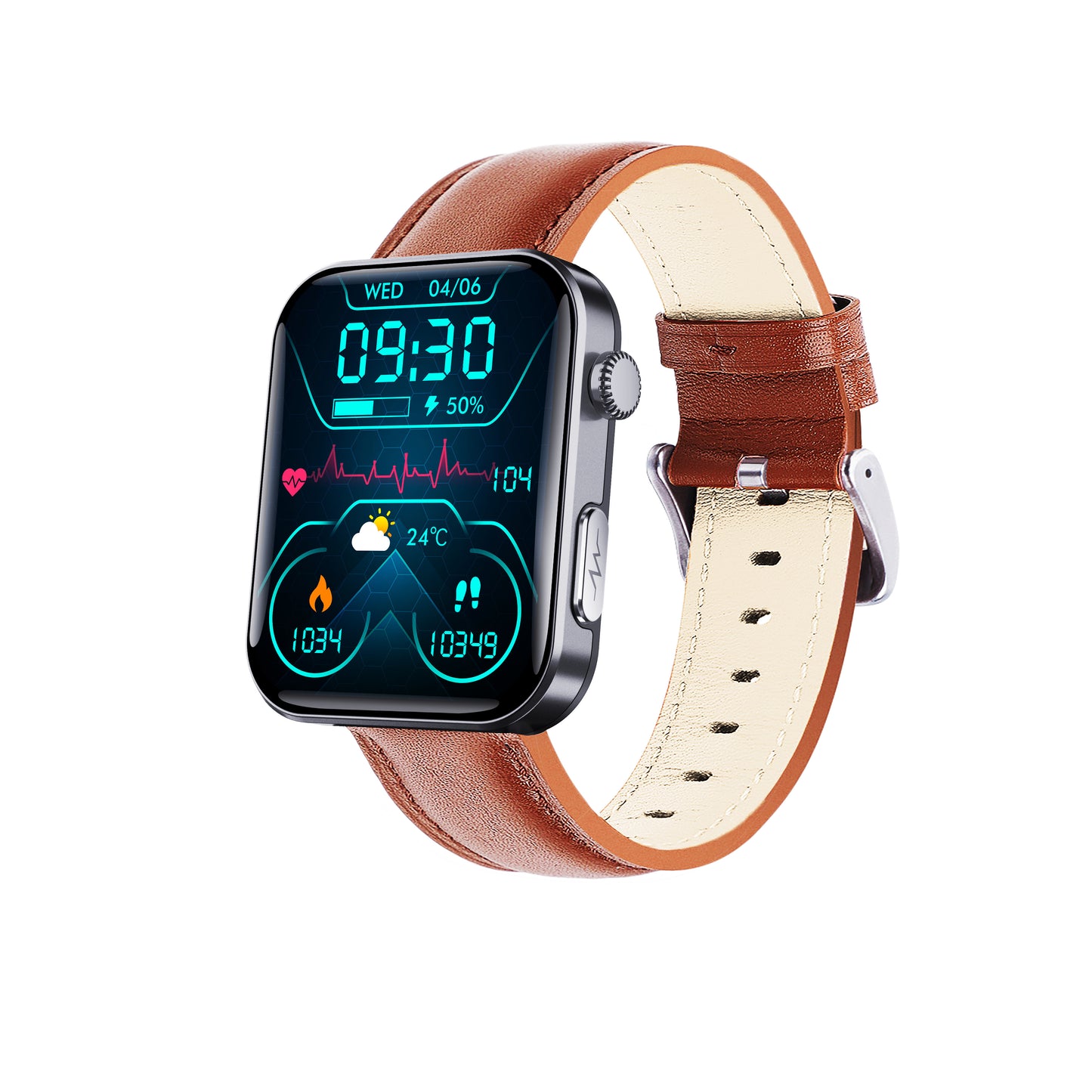 Smart Watch For Men Women Healthy Mornitoring Ips Screen Fitness Tracker With Bluetooth Call  IP67 Waterproof Heart Rate Sleep SpO2 Monitor Pedometer Multiple Sports 7 Days Battery Life