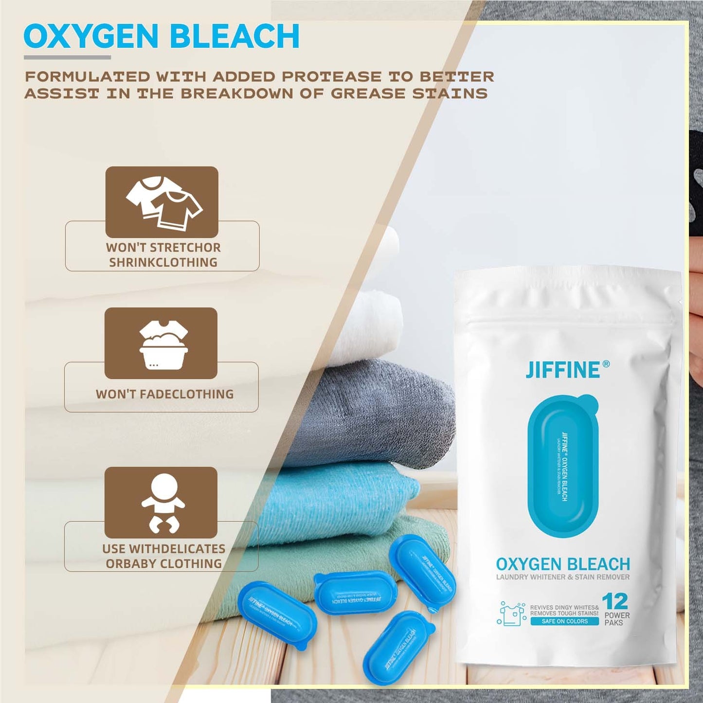 JIFFINE Oxygen Bleaching Agent
